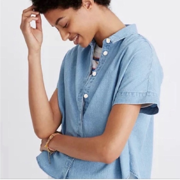 New madewell chambray button down shirt - Picture 1 of 6